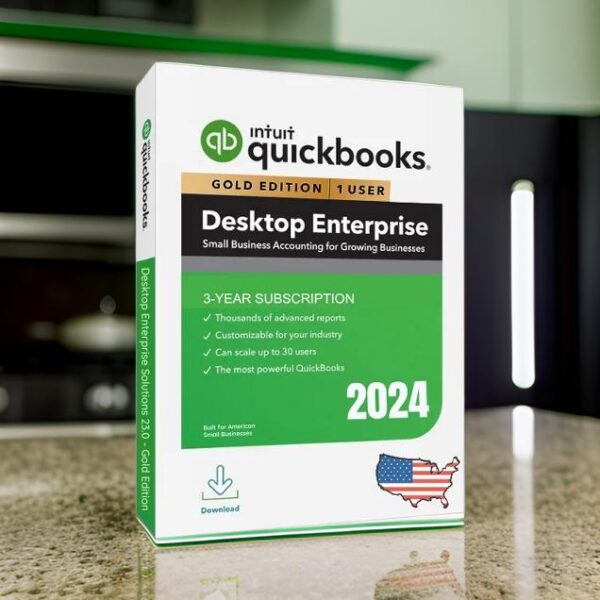 QuickBooks Desktop Enterprise 2024 Gold Edition - 3 Years Subscription