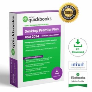 Quickbooks Desktop Premier Plus 2024  | No Payroll included - Latest US Updatable Version For Accounting and Managing Business